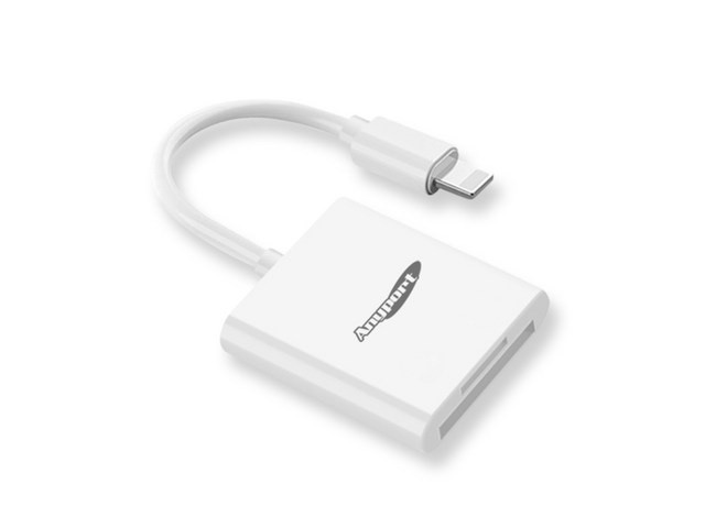 [c타입 sd카드 리더기 아이폰] 놓치지 마세요 애니포트 아이폰 8핀 OTG SD / TF 카드리더기